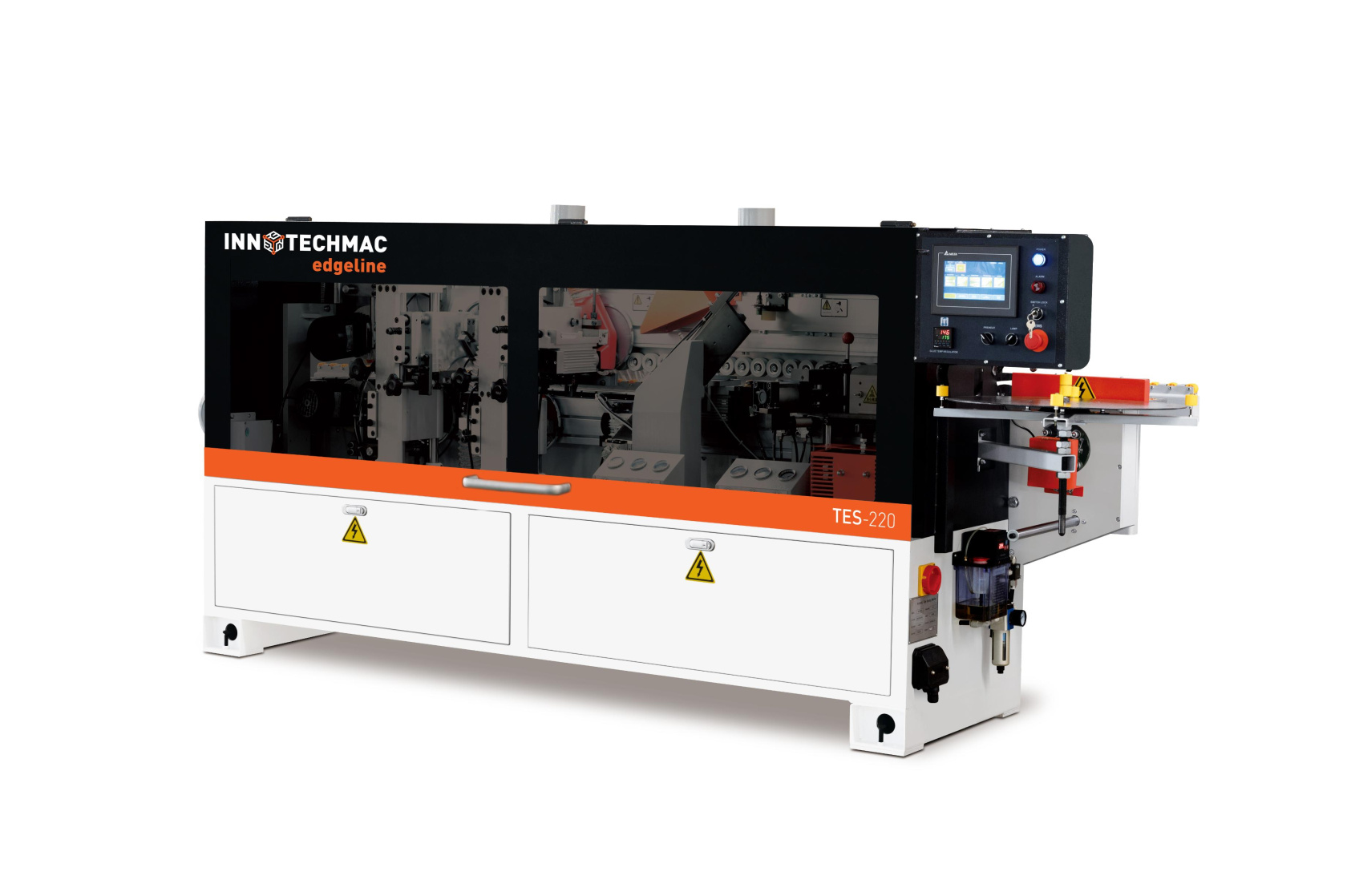 Кромкооблицовочные станки INNOTECHMAC edgeline модели TES-220 и TES-260.